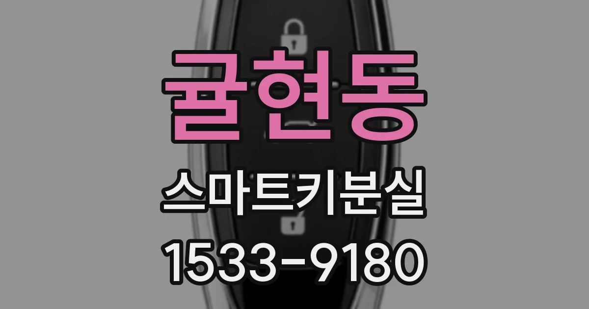 귤현동 스마트키분실