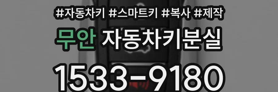 무안 자동차키분실