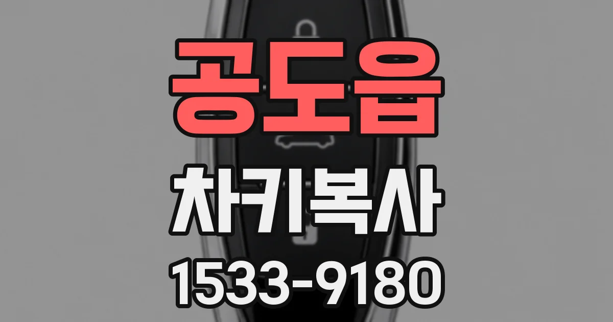 공도읍 차키복사