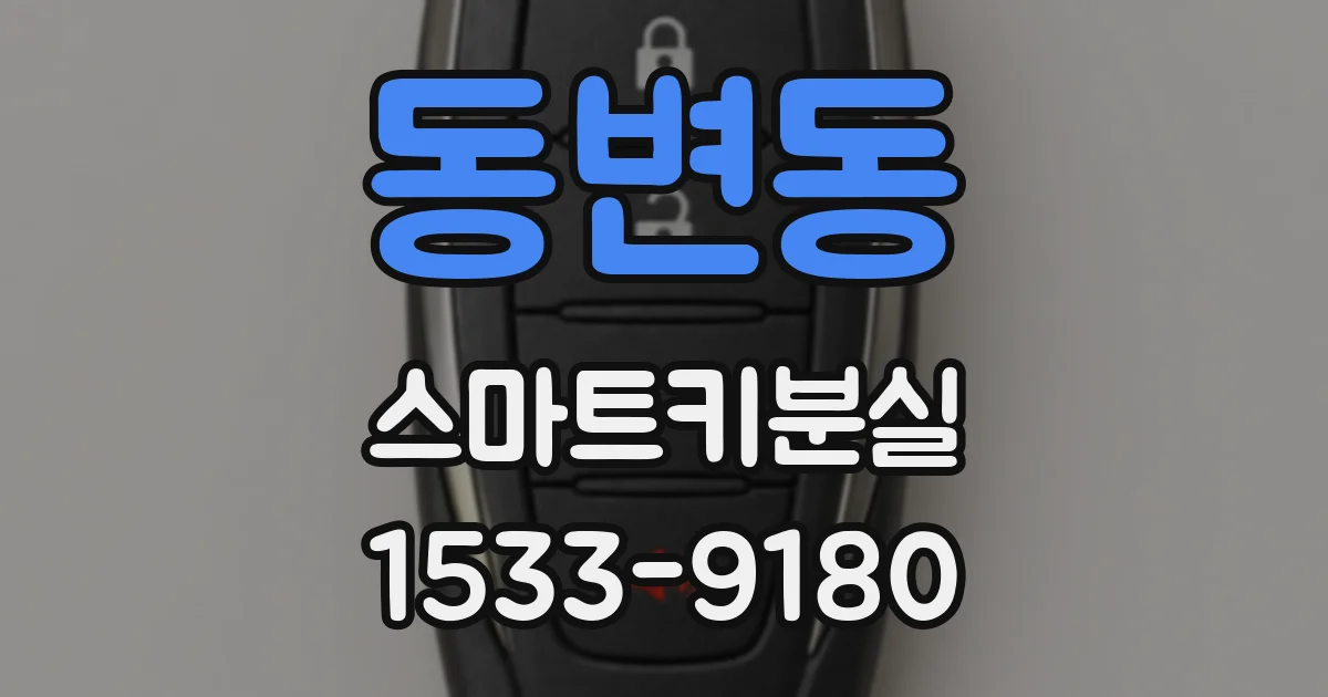 동변동 스마트키분실