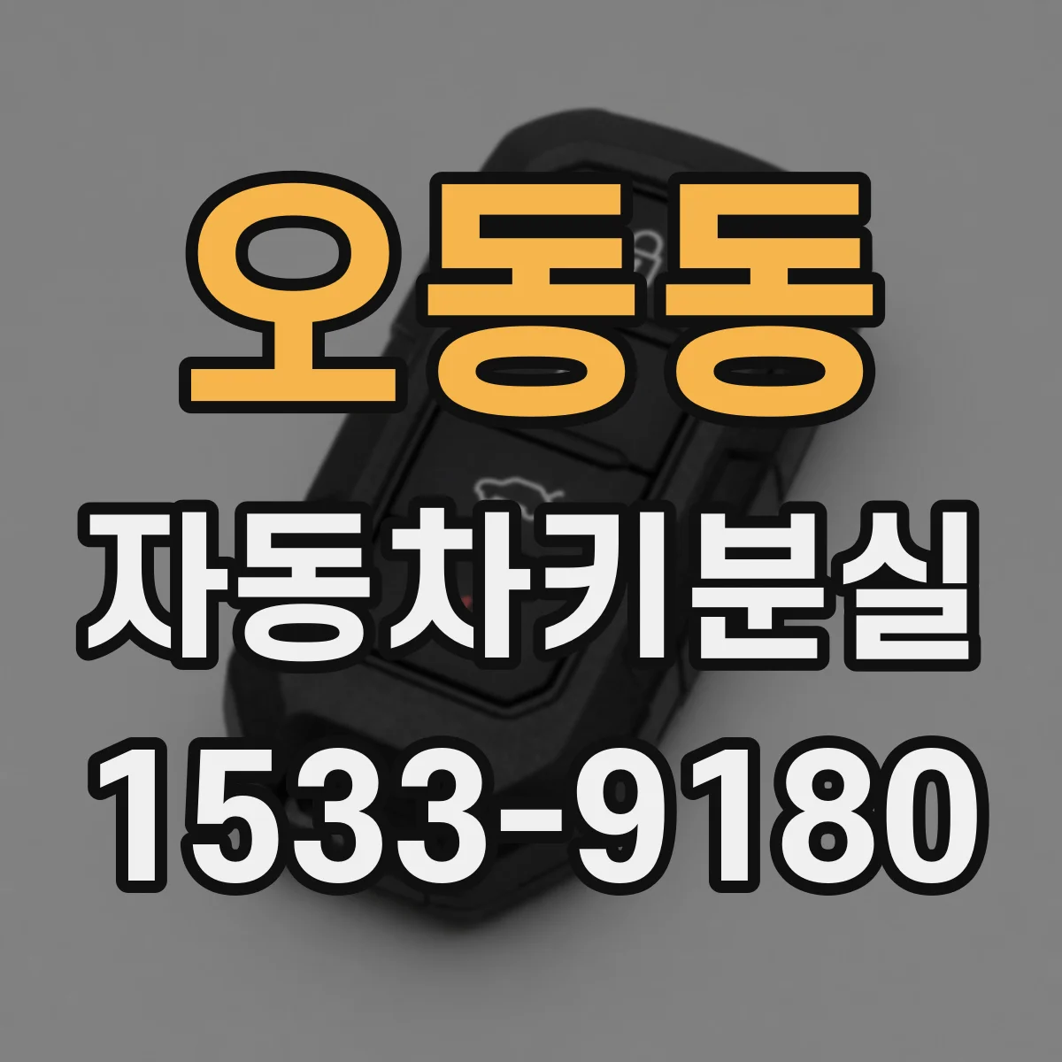 오동동 자동차키분실