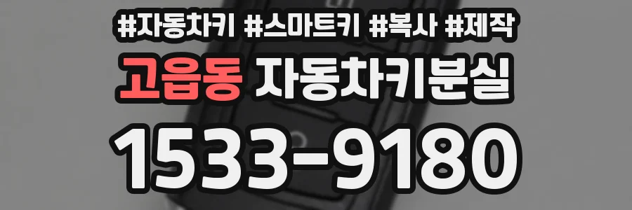 고읍동 자동차키분실