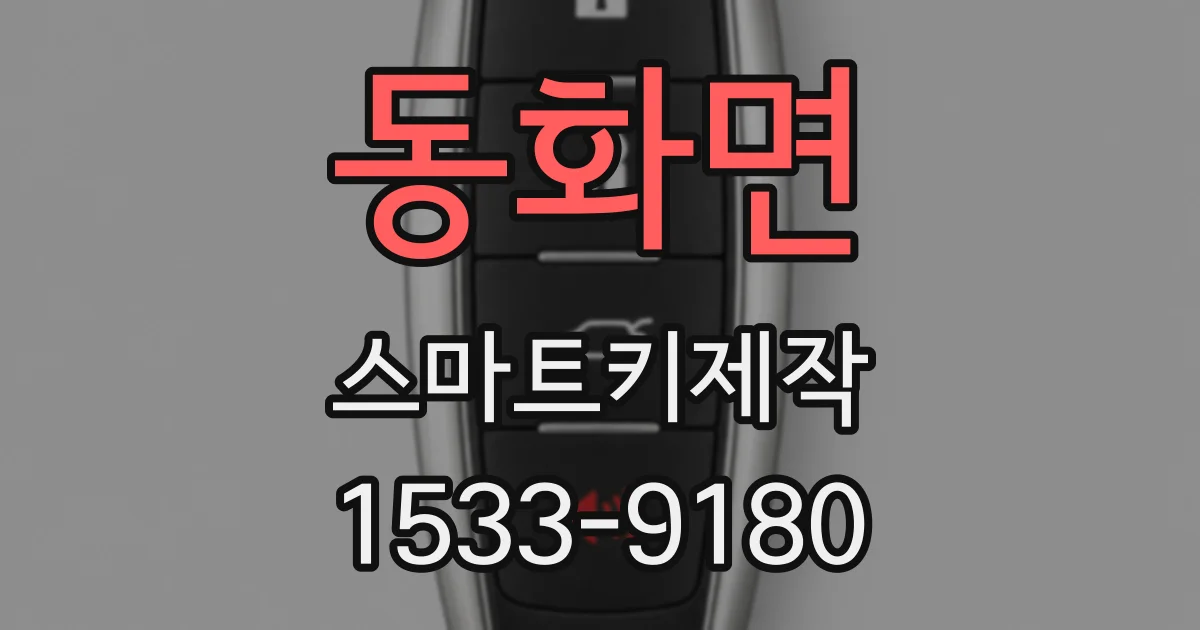 동화면 스마트키제작