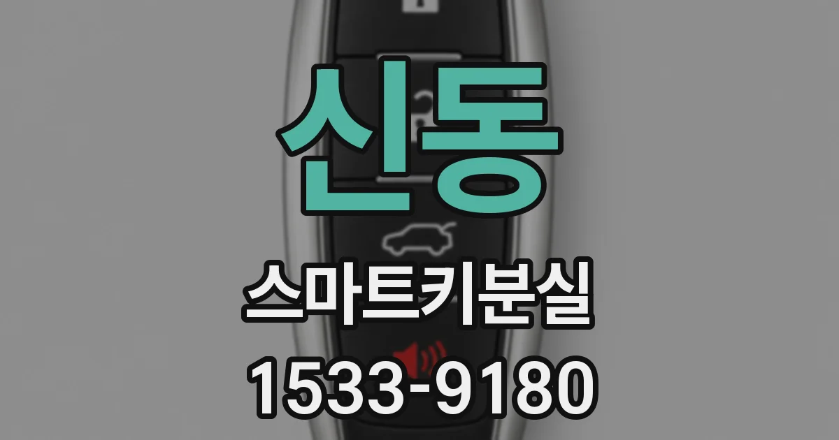 신동 스마트키분실