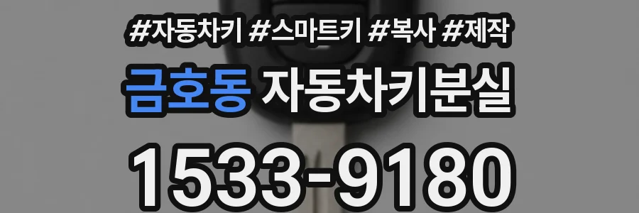 금호동 자동차키분실