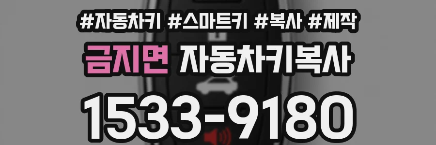 금지면 자동차키복사