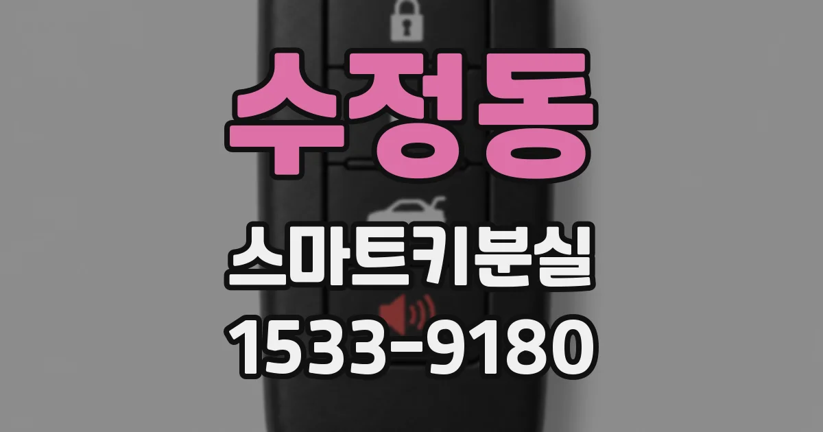 수정동 스마트키분실