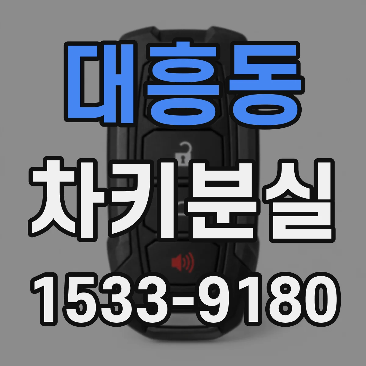 대흥동 차키분실