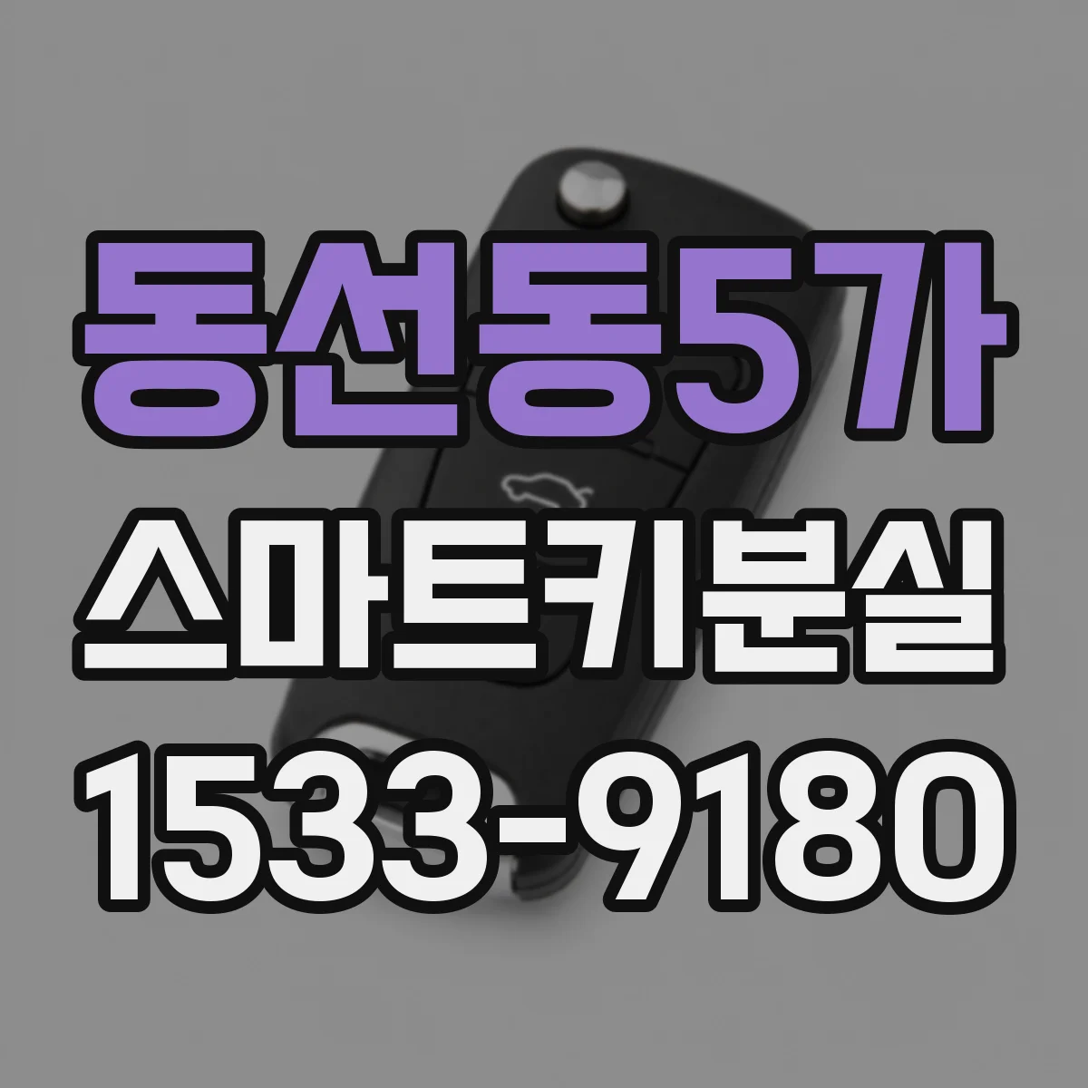 동선동5가 스마트키분실