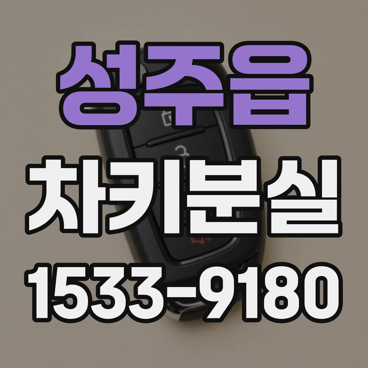 성주읍 차키분실