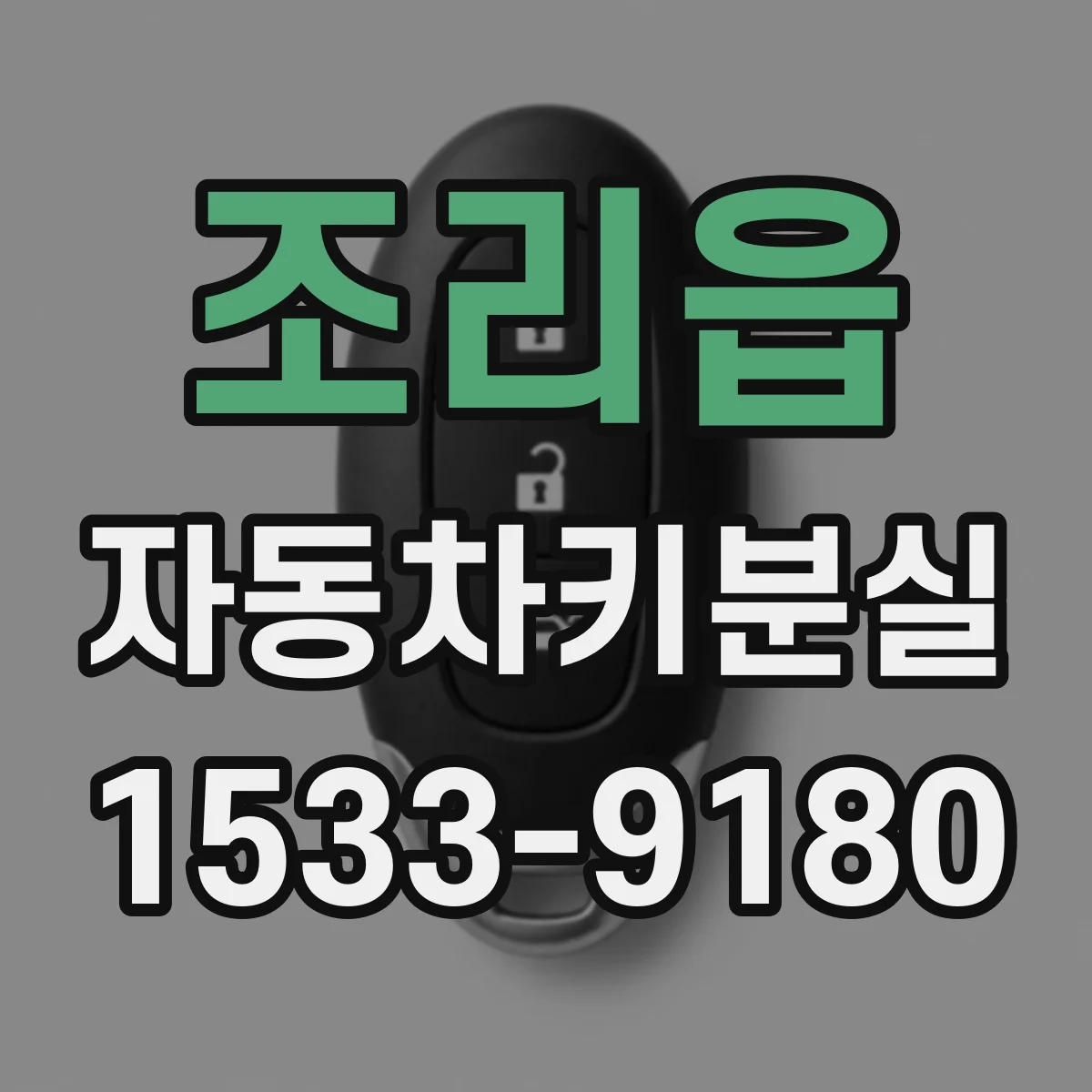 조리읍 자동차키분실