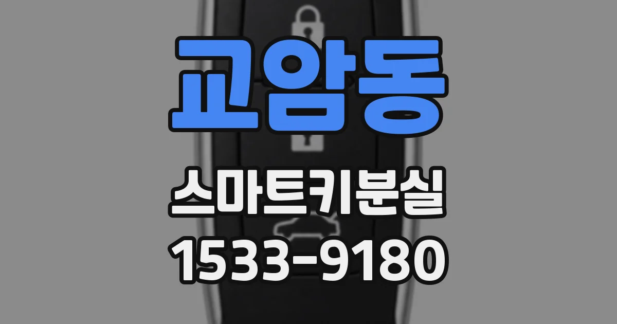 교암동 스마트키분실