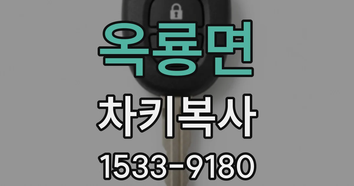 옥룡면 차키복사