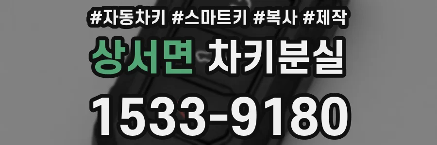 상서면 차키분실