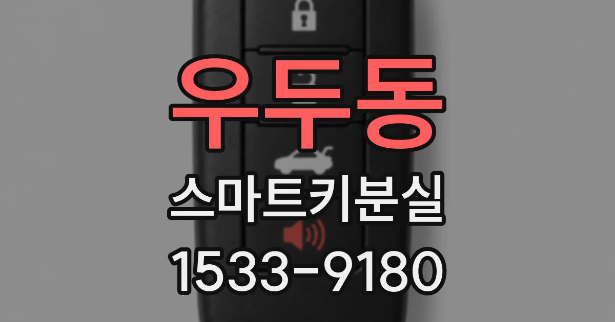 우두동 스마트키분실