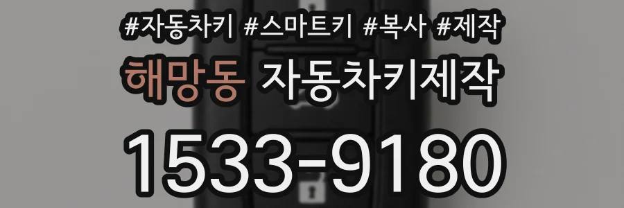 해망동 자동차키제작