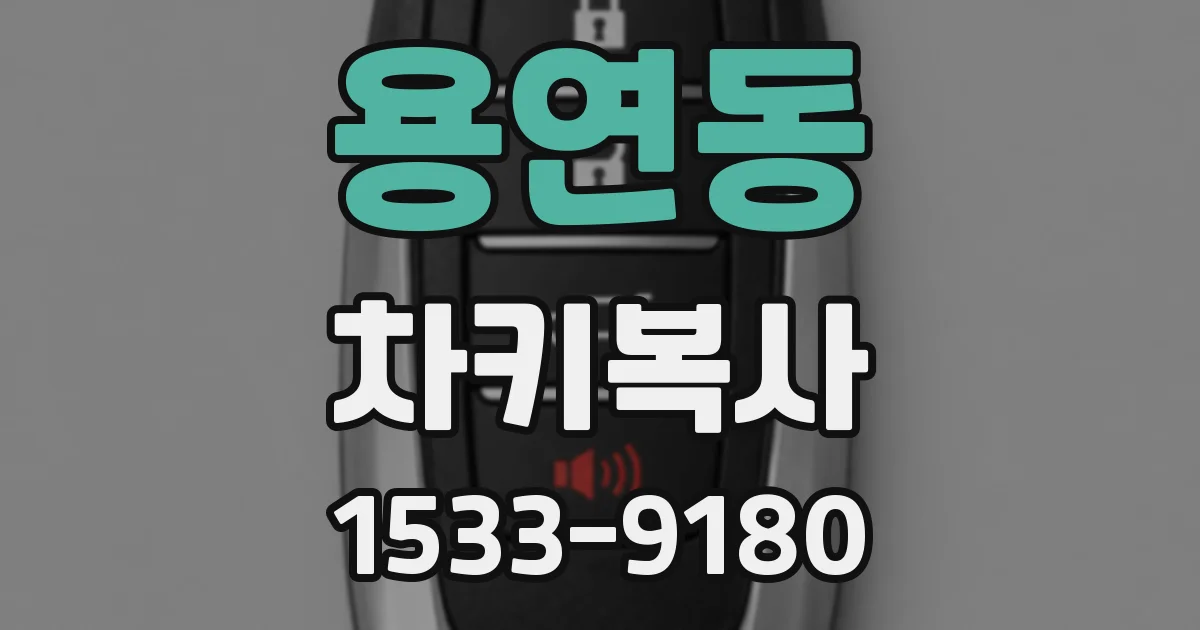 용연동 차키복사