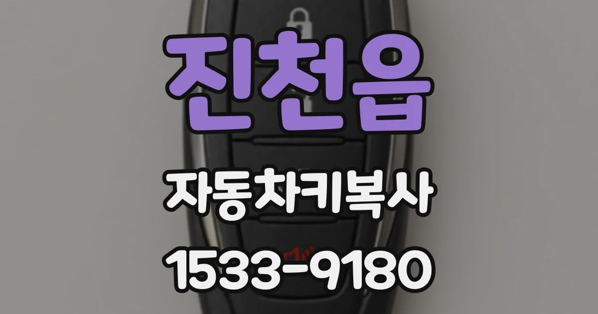 진천읍 자동차키복사