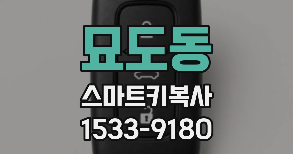 묘도동 스마트키복사