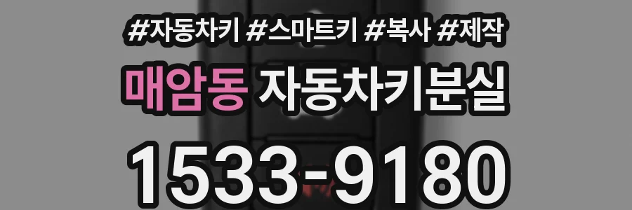 매암동 자동차키분실
