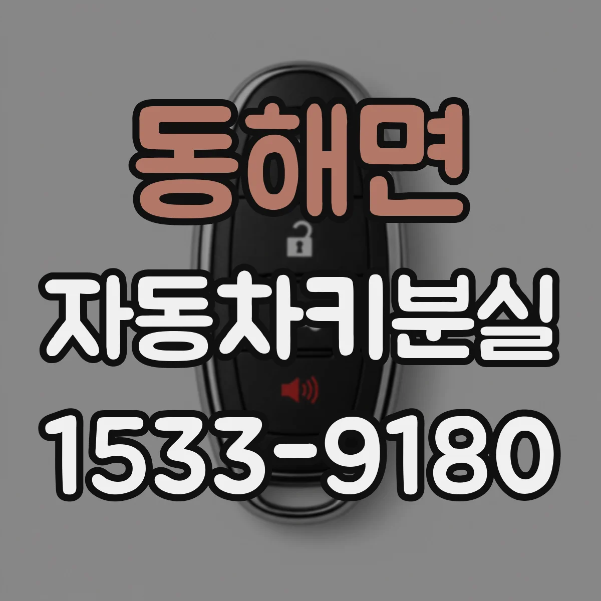 동해면 자동차키분실