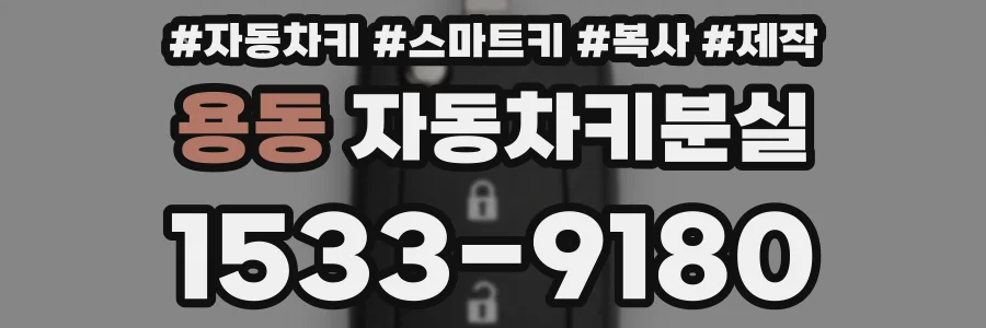 용동 자동차키분실
