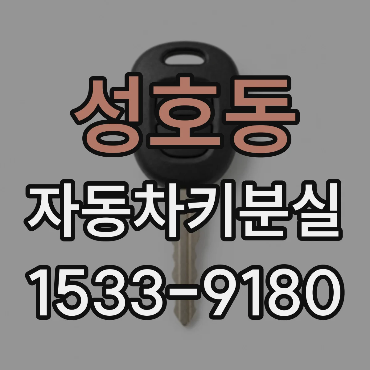 성호동 자동차키분실