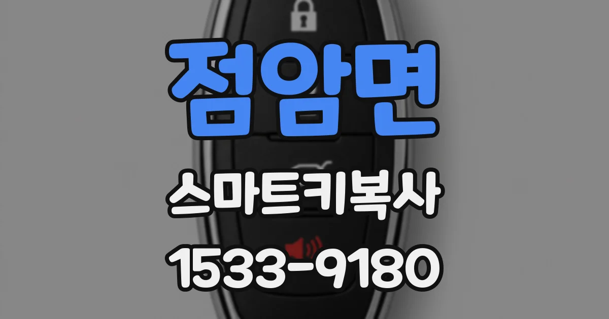 점암면 스마트키복사