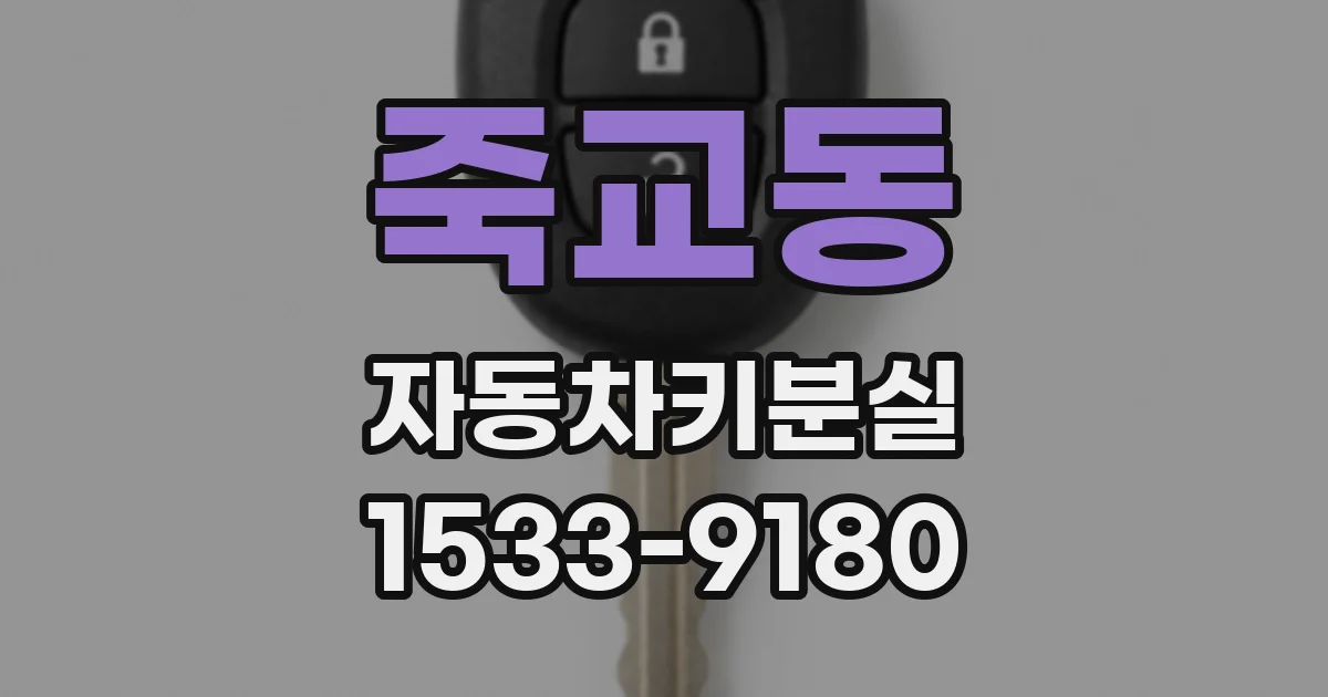 죽교동 자동차키분실