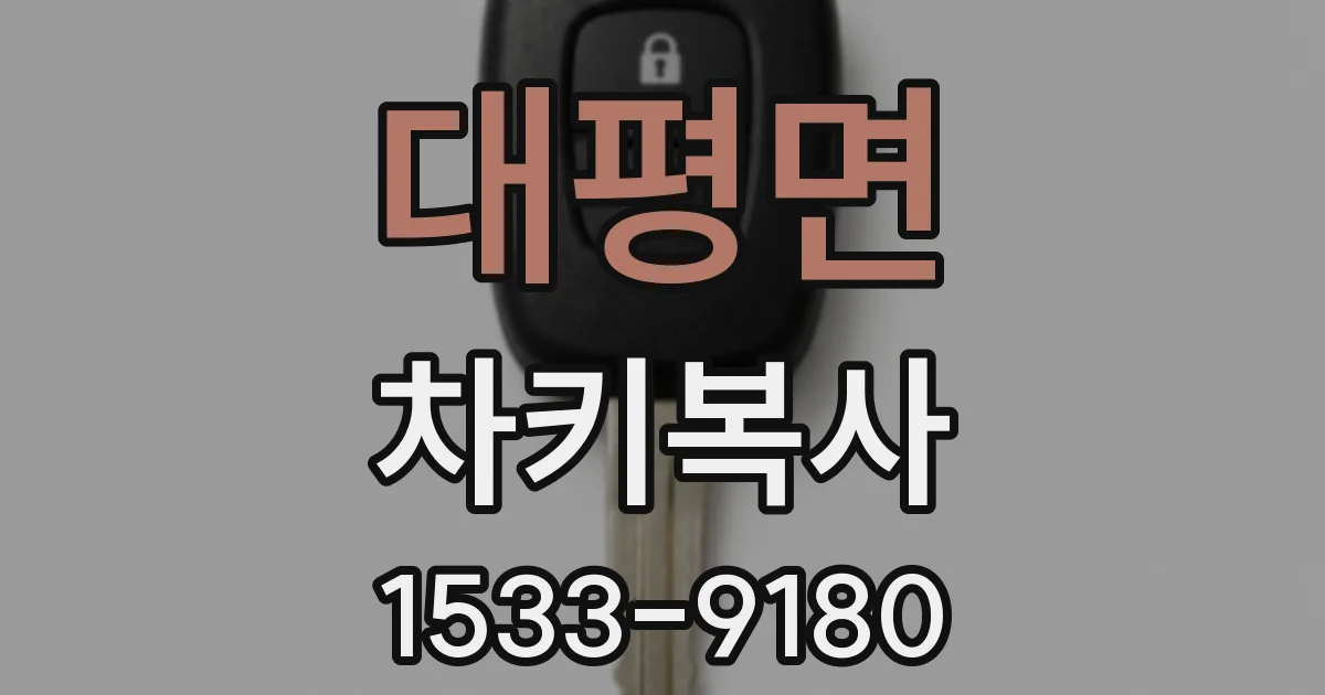 대평면 차키복사