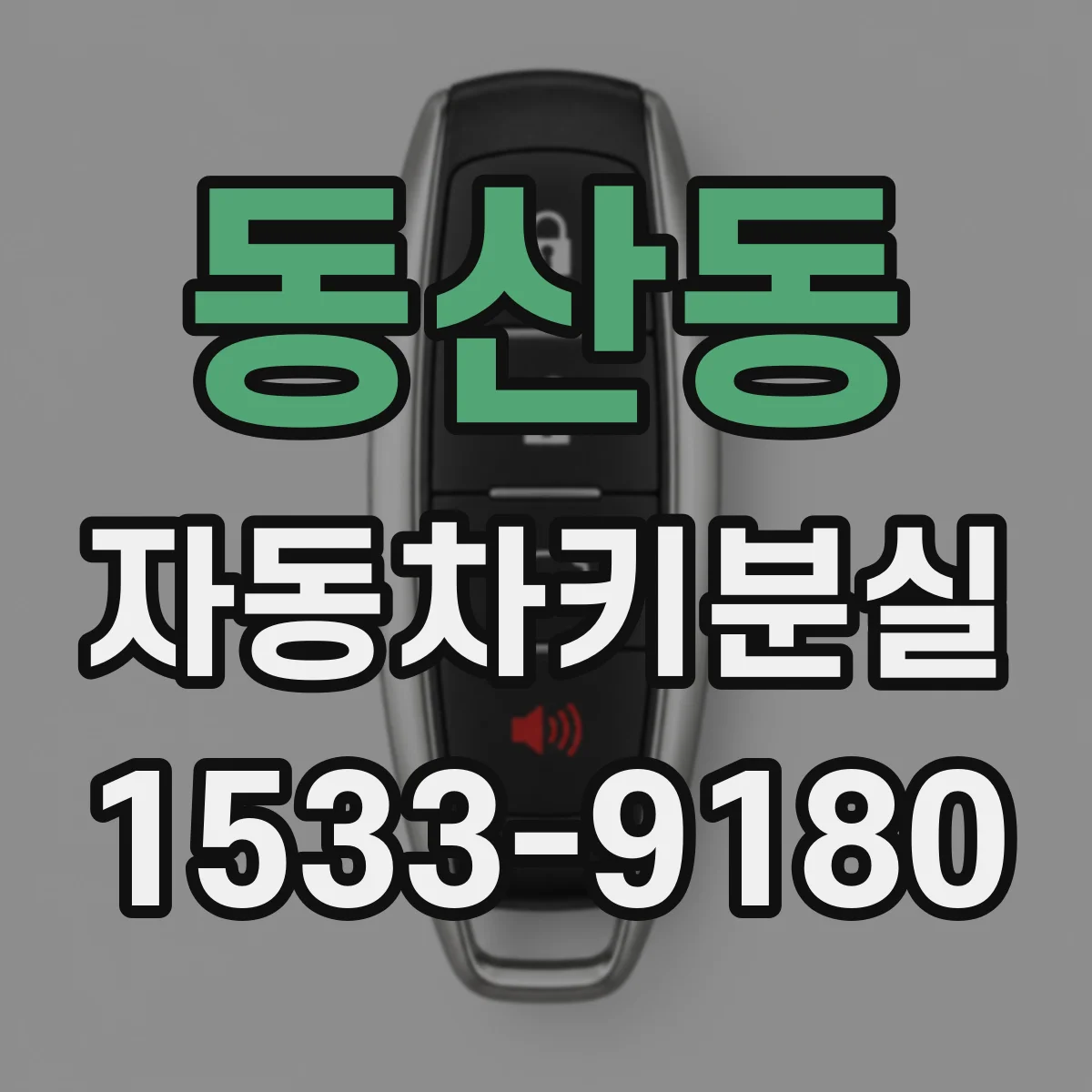 동산동 자동차키분실