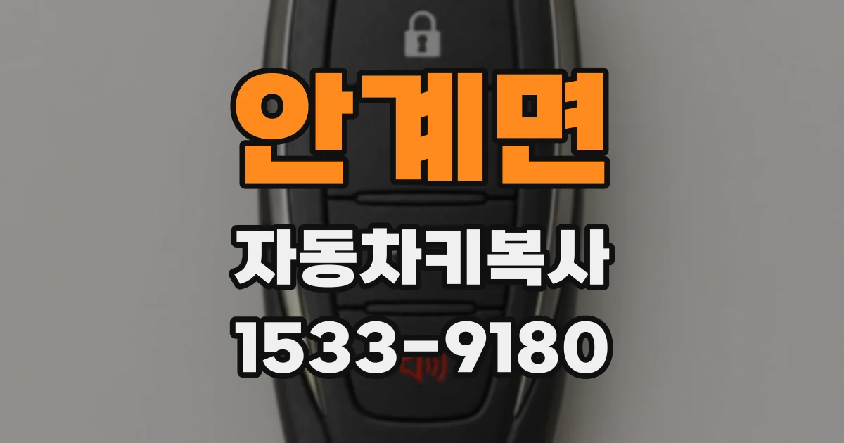 안계면 자동차키복사