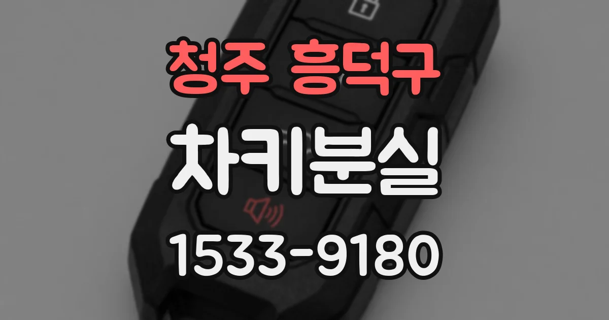 청주 흥덕구 차키분실