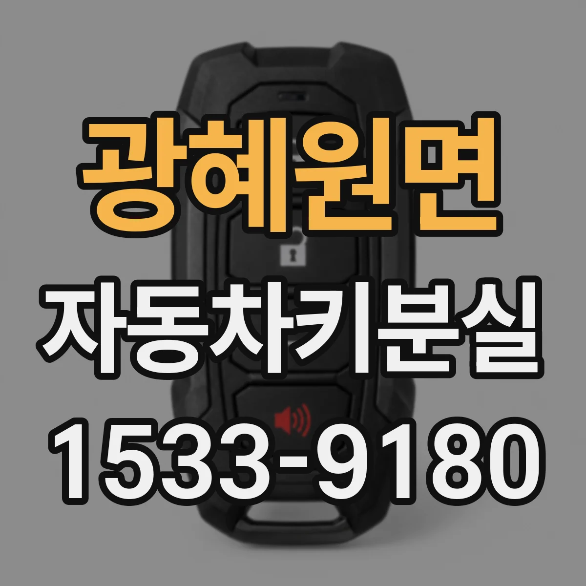 광혜원면 자동차키분실