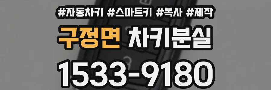 구정면 차키분실