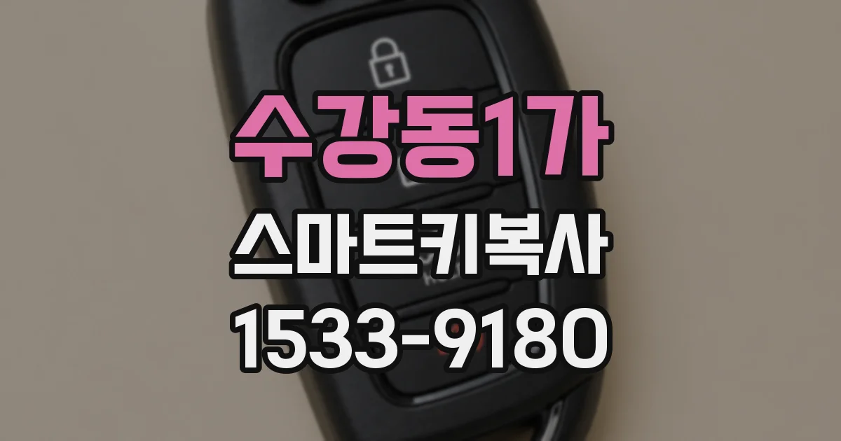 수강동1가 스마트키복사