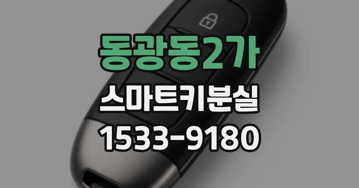 동광동2가 스마트키분실
