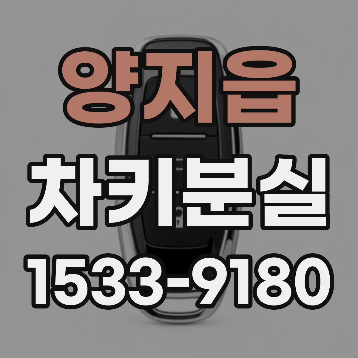 양지읍 차키분실