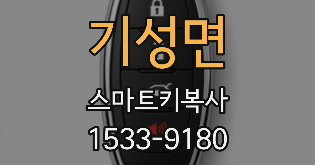 기성면 스마트키복사