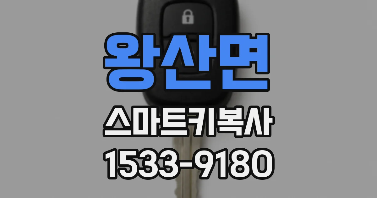 왕산면 스마트키복사