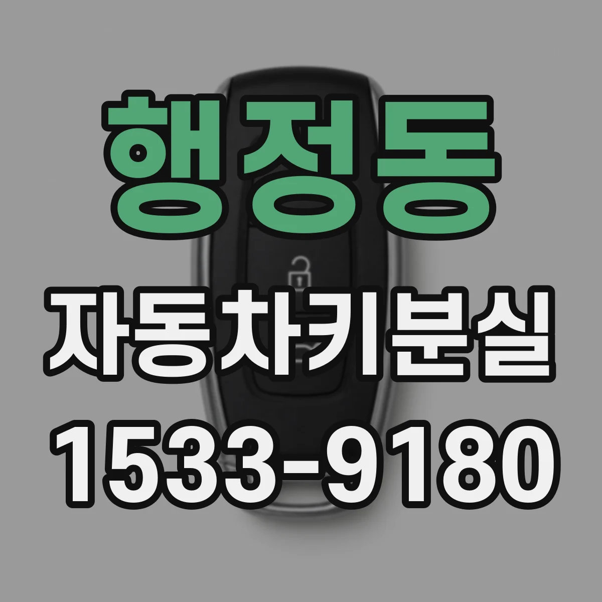 행정동 자동차키분실