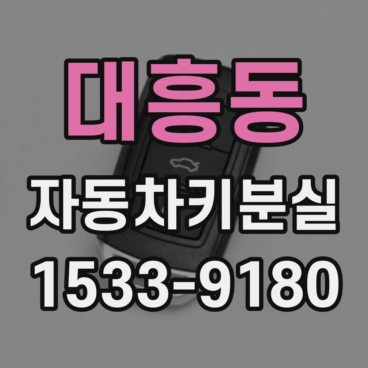 대흥동 자동차키분실