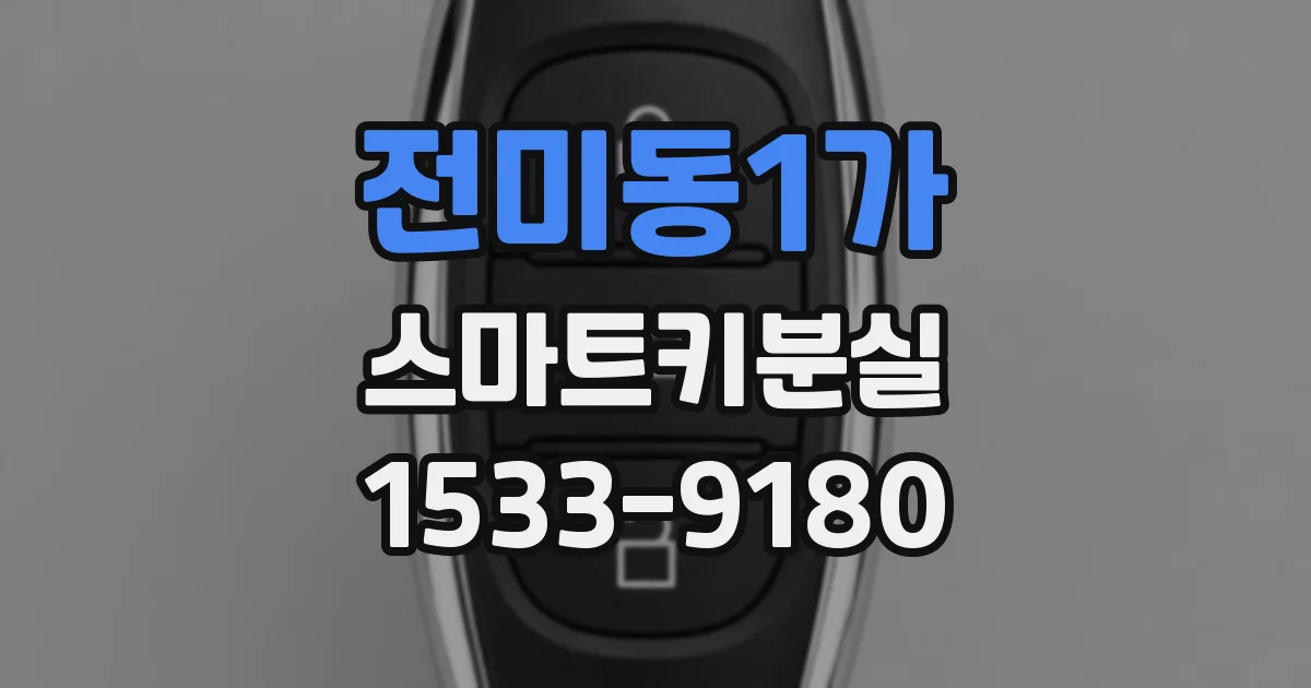 전미동1가 스마트키분실