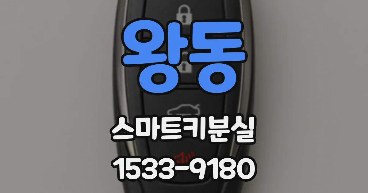왕동 스마트키분실