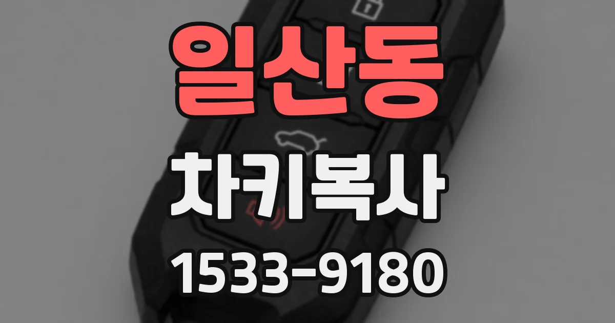 일산동 차키복사