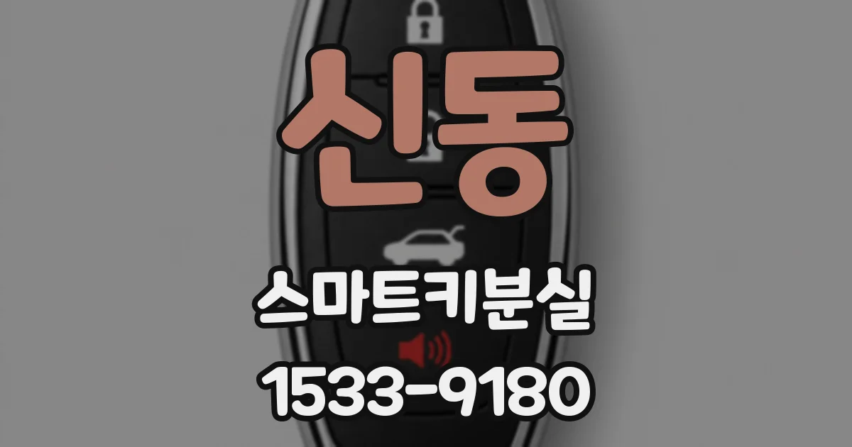 신동 스마트키분실