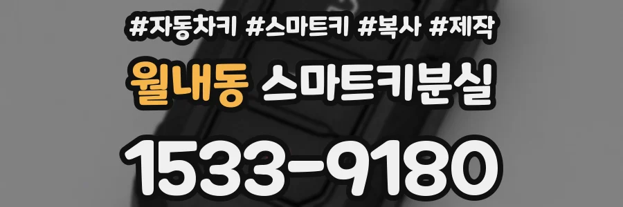 월내동 스마트키분실