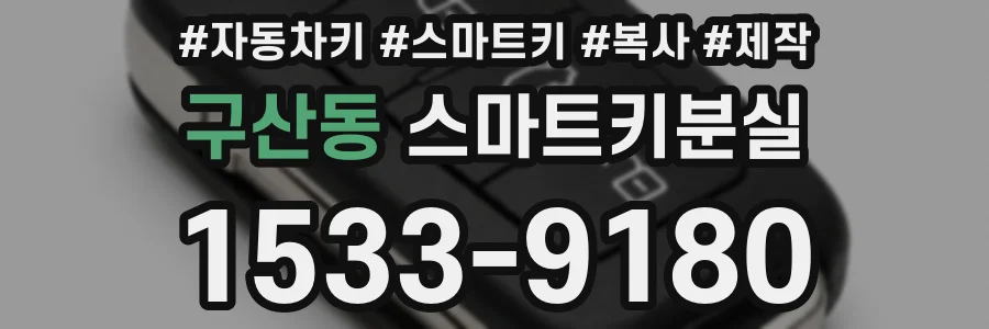 구산동 스마트키분실