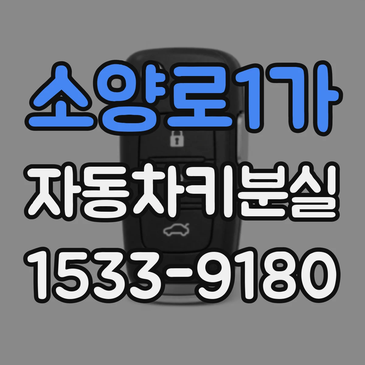 소양로1가 자동차키분실