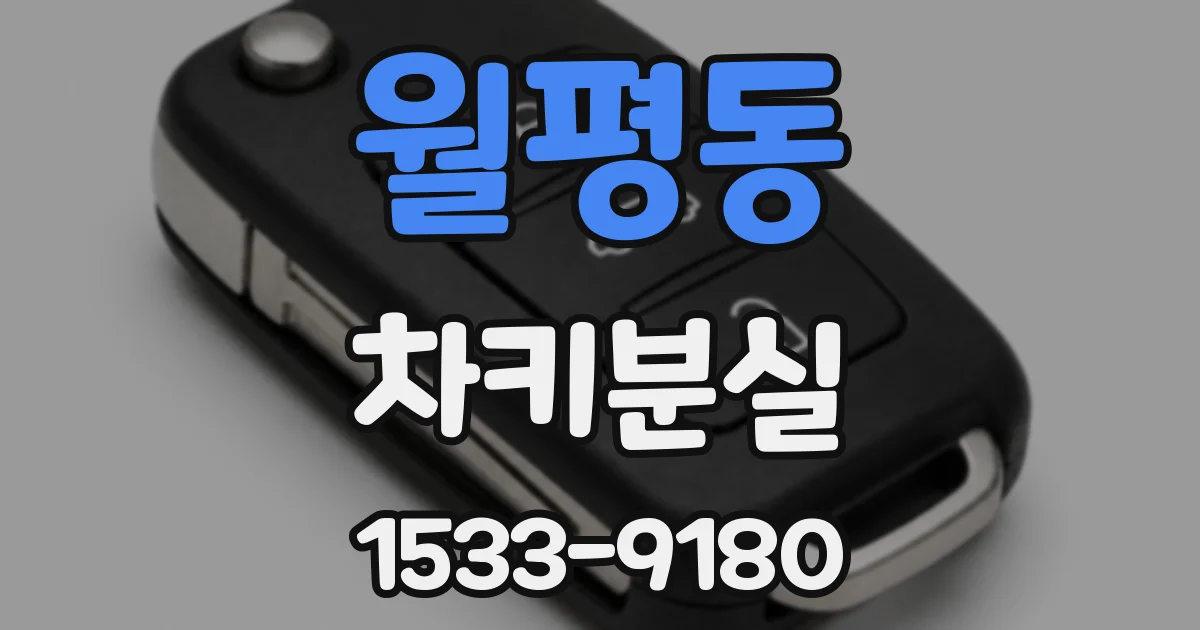 월평동 차키분실